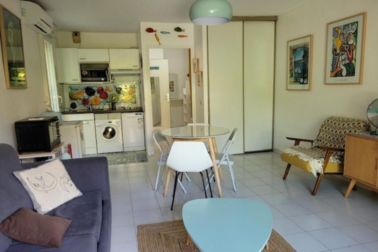 Nice Studio 30 M With Terrace And Pool Antibes Exterior photo